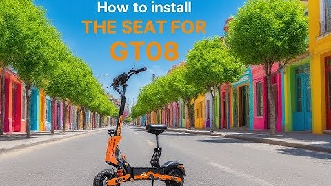 GT08 Electric Scooter Installation Video (Full Version)