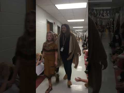 Hahira Elementary School 3rd grade American Indian Parade 2024