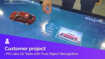 PQ Labs G7 Table with True Object Recognition