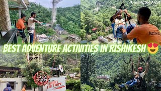 @Thrill Factory | Best Adventure Activities In Rishikesh | Shivpuri 🌄