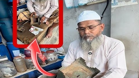 Look at the talent of the uncle, he made a key to a 100-year-old chest in 3 minutes.