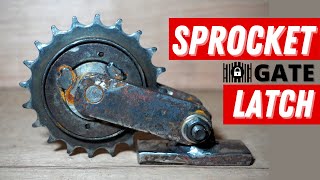 Cool Idea | DIY Invention | Sprocket Gate Latch | Gate Lock