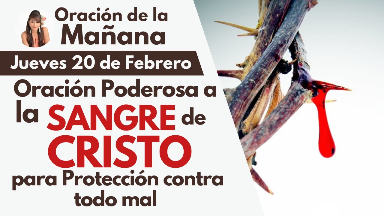 🔴 Oración de la Mañana, 🙏 Poderosa a la SANGRE DE CRISTO para ...