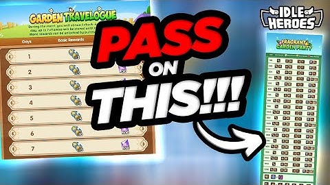 Idle Heroes - PASS on Next Week