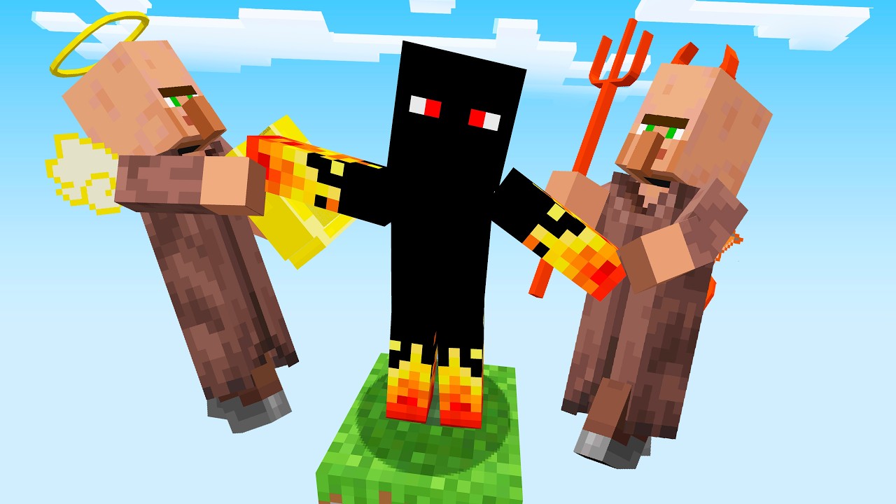 1 Villager do Mal vs 1 Villager do Bem