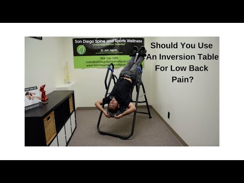 Video: Zal de inversietafel helpen bij lage rugpijn?