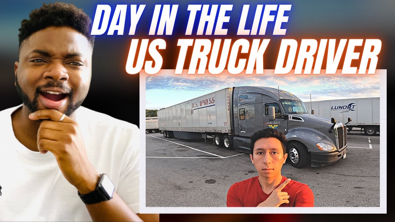 🇬🇧BRIT Reacts To DAY IN THE LIFE OF A 23 YEAR OLD TRUCK DRIVER! - YouTube