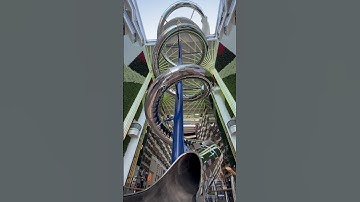 Going down the world’s largest slide! ￼