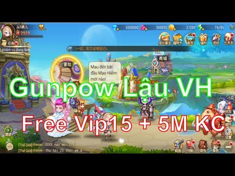 Gunpow Mobile Lậu Việt Hóa Free Max Vip   5.000.000 Kim Cương - kenh123