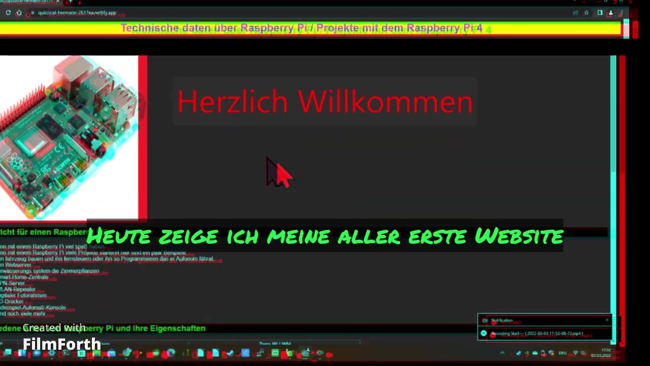 New Update Meine erste Website