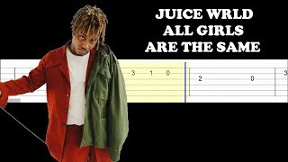 Juice Wrld - All Girls Are The Same (Easy Guitar Tabs Tutorial)