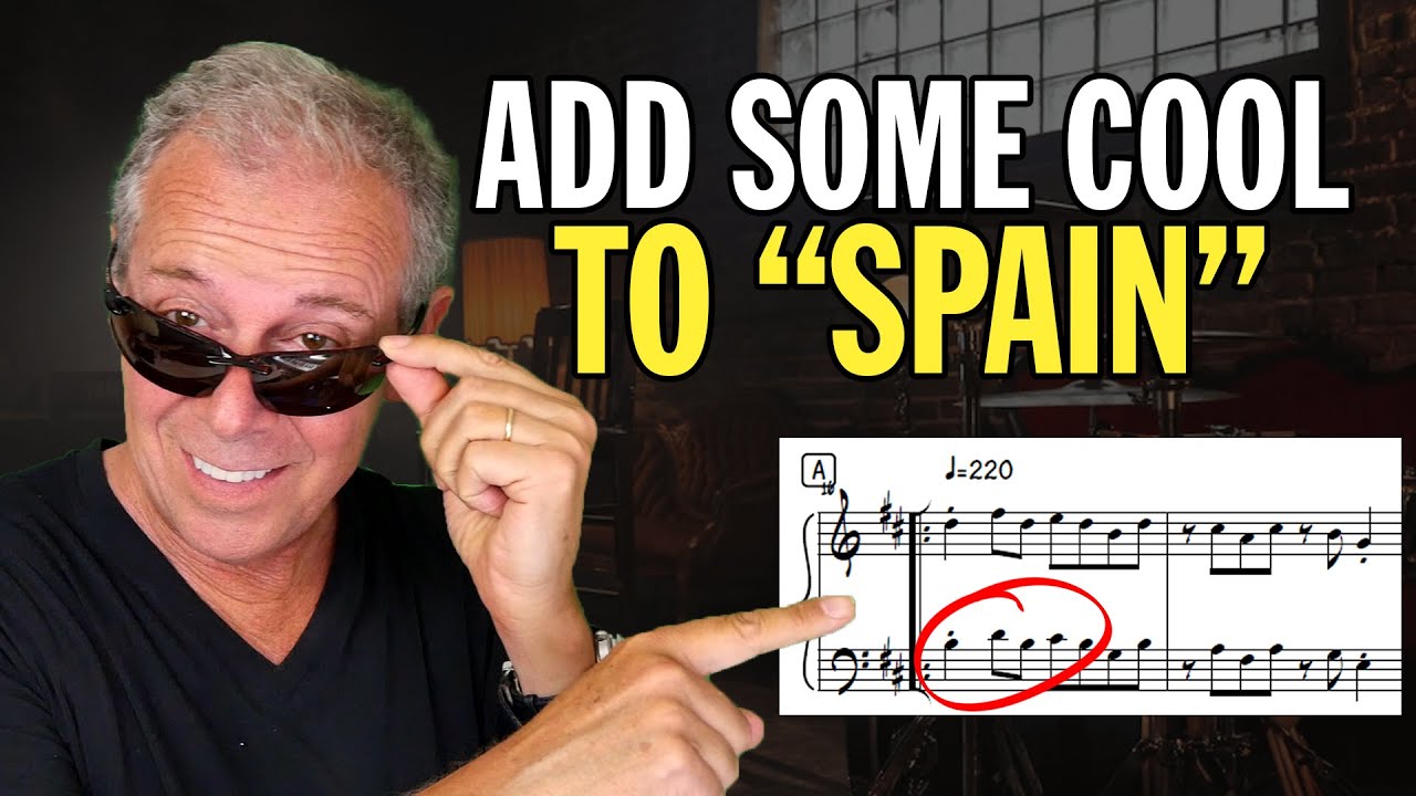 How to Play Spain (Chick Corea) for SOLO PIANO