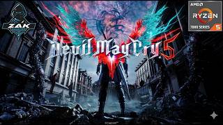 Ryzen 5 7430u Vega 7 GPU Laptop Gaming test of Devil may cry 5