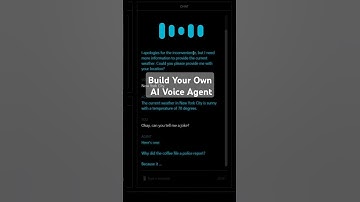 Build Your Own AI Voice Assistant Now ⬆ #agent #ai