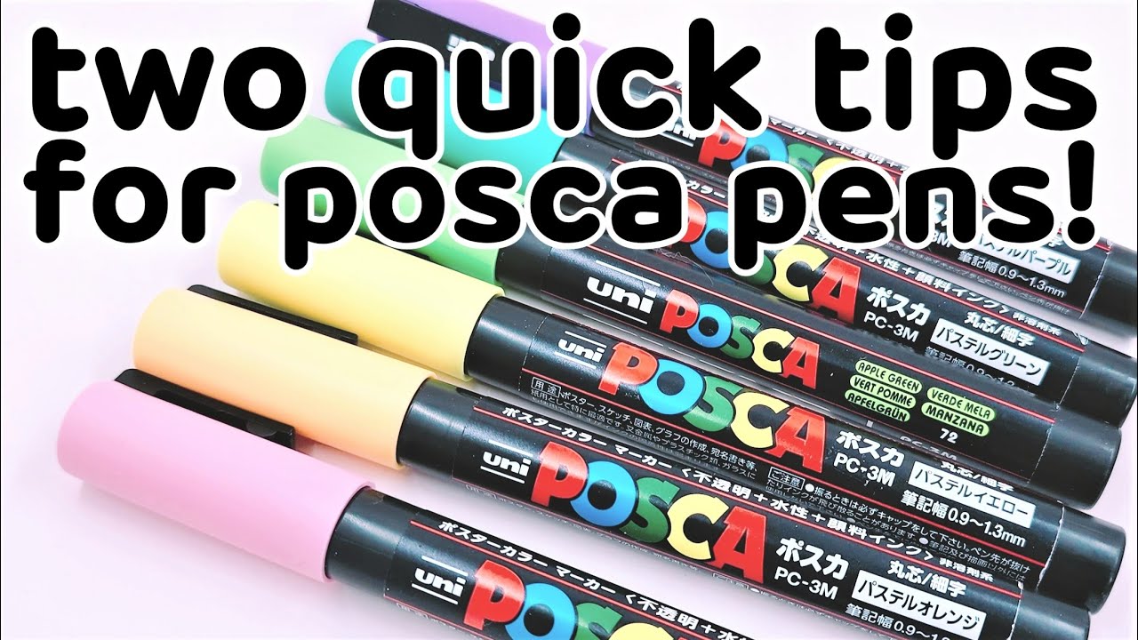 Posca Paint Marker Black Fine :: Art Stop