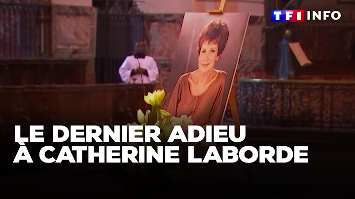 Le dernier adieu à Catherine Laborde｜TF1 INFO