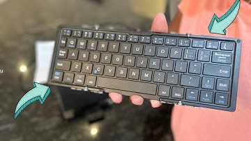 Plugable Foldable Bluetooth Keyboard for iPad, iPhone, Android, & Windows,