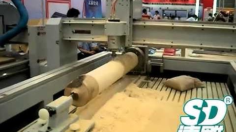 SD 1325 CNC ROUTER with rotary