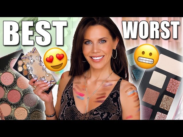 BEST and WORST EYESHADOW PALETTES