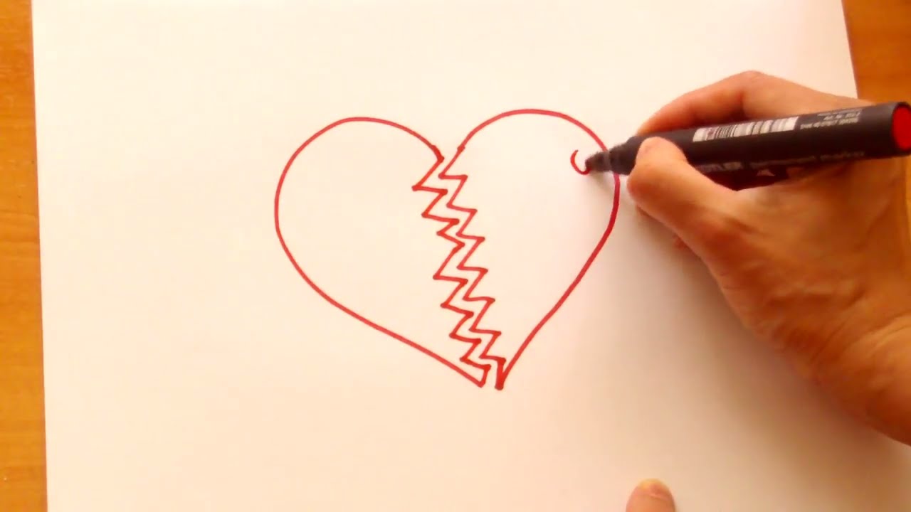 Dibujos De Corazones Rotos Paso A Paso 28 Guay Imagen Por Dibujos Para