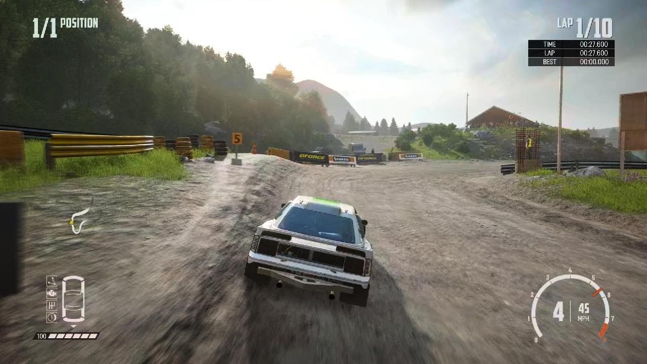 Wreckfest, World record, D class, Valle falls short circuit reverse, PS5