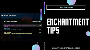 Craftopia - Enchantment Tips | How to Increase Your Enchantment Chance