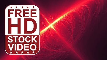 Free Stock Videos - Abstract animated orange-red ethereal waves moving randomly on black BG