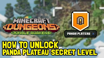 Minecraft Dungeons Jungle Awakens How To Unlock Panda Plateau Secret Mission