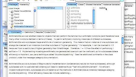 Tutorial: VisualWorks Basic Introduction - Extending an Existing Class Part 2
