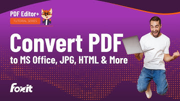 How to convert PDF to MS Office files, image files and more | PDF to Word, PDF to XLS, PDF to PPT
