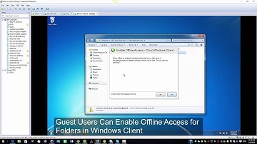 Guest Users Can Enable Offline Access for Folders in Windows Client in Centrestack
