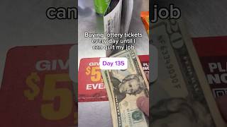 Day 135 of BUYING LOTTERY TICKETS EVERY DAY #lottery #gambling #michiganlottery #scratchofftickets