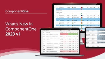 What’s New in ComponentOne 2023 v1