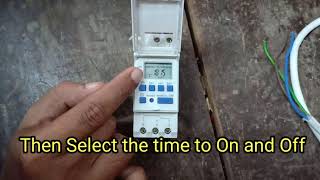 DIGITAL TIMER SWITCH: How to operate and program with subtitle..