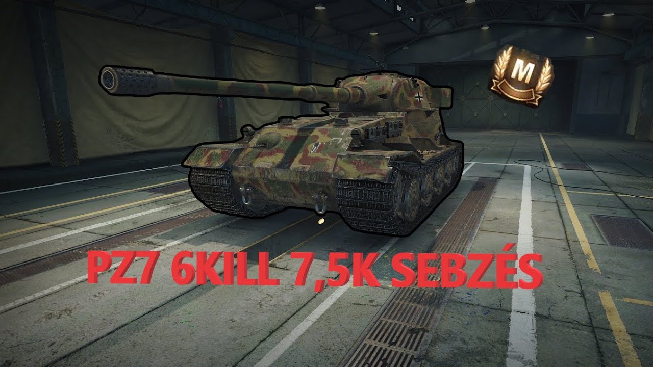 WoT Pz.Kpfw. VII 6KILL 7,5K SEBZÉS |WoT TOP LEGJOBB CSATÁK| #20
