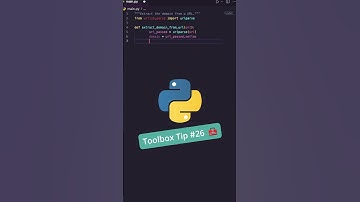 Extracting URLs Made Easy with URLparse in Python  #techeducation  #python101  #coding