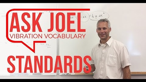 Vibration Test Standards #askjoel