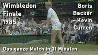 Wimbledon Finale 1985  Boris Becker - Kevin Curren