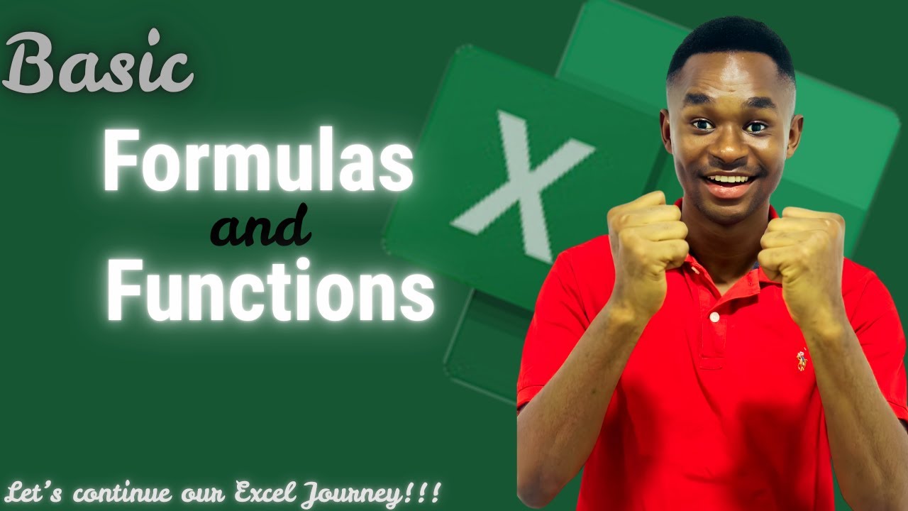 Basic Formulas and Functions | Microsoft Excel for Beginners - YouTube