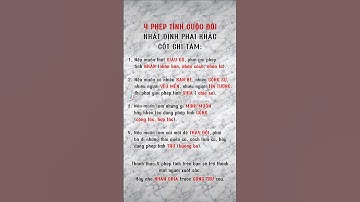 4 phép tính cuộc đời nhất định phải khắc cốt ghi tâm #shorts #sale
