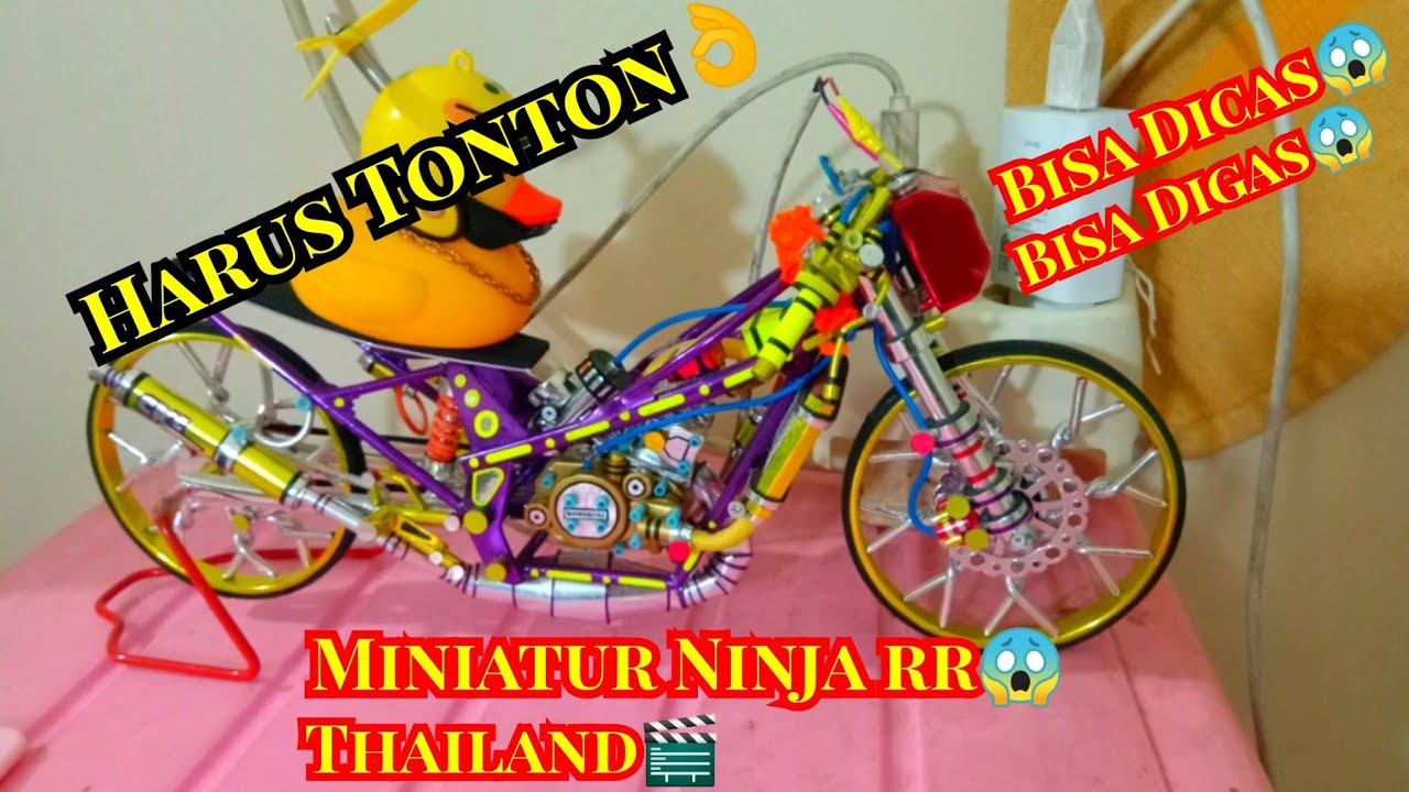 Unboxing Miniatur Ninja RR thailand Harga 400 YouTube