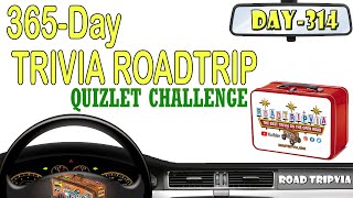 DAY 314 - Quizlet Challenge - a John White Random Knowledge Trivia Quiz (ROAD TRIpVIA- Episode 1334)