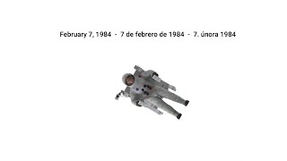 First Untethered Spacewalk - Animation
