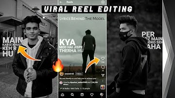 Meri Tarha Kya Mood Hai Reels Video Editing | Instagram Reels Viral Video Tutorial | Akhilredhu