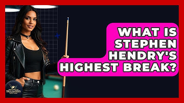 What Is Stephen Hendry