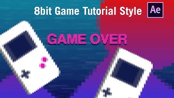 how to make a 8bit game style motion with Aftereffects