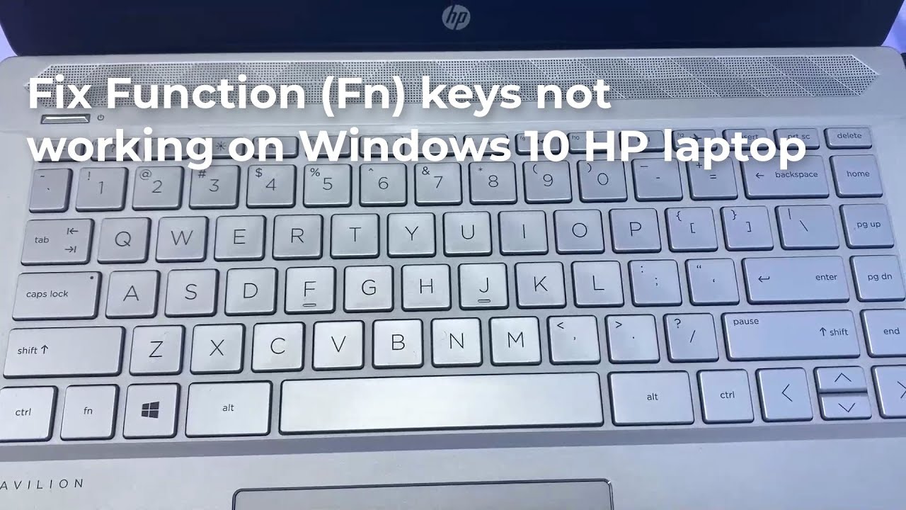 fn keys stopped working windows 10 pro