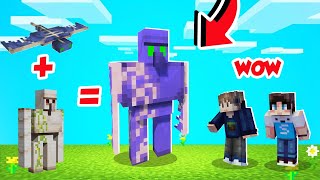 KITA EKSPERIMEN GABUNGIN 2 MOB JADI SATU DI MINECRAFT!!!