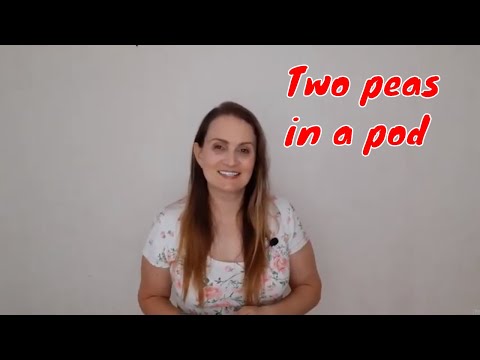 فيديو: مثل اثنين من البازلاء في اللغة الإنجليزية