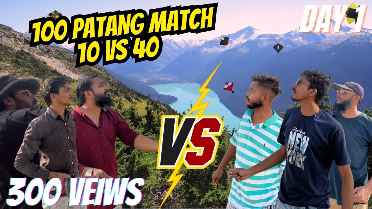 100 Patang Ki Jung! Score 10 vs 40 😱 | Intense Kite Fight | FIRST DAY